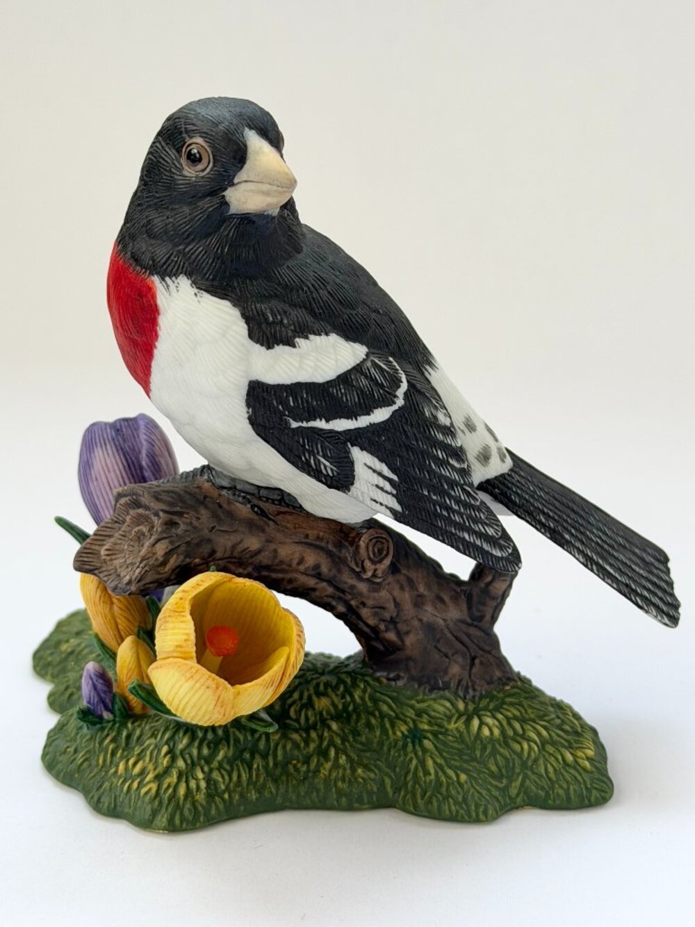 Vintage Lenox Rose-Breasted Grosbeak Porcelain Bird